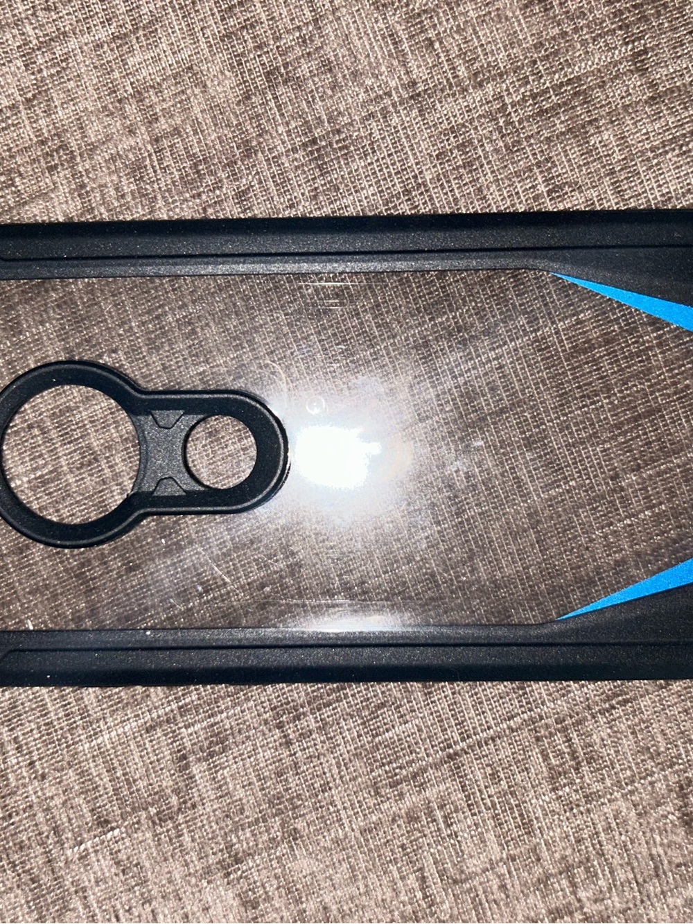 G7 power phone case Clear Protective VR/AR Accessory Case with Blue Accents